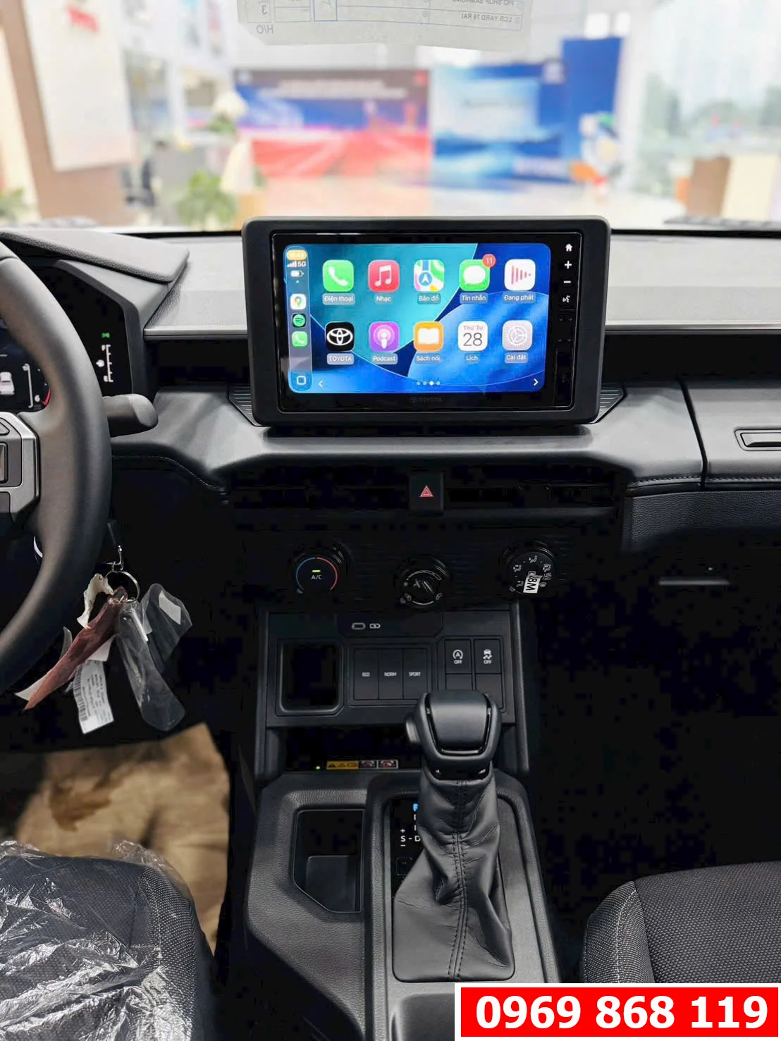 Màn hình Toyota Hilux 2026