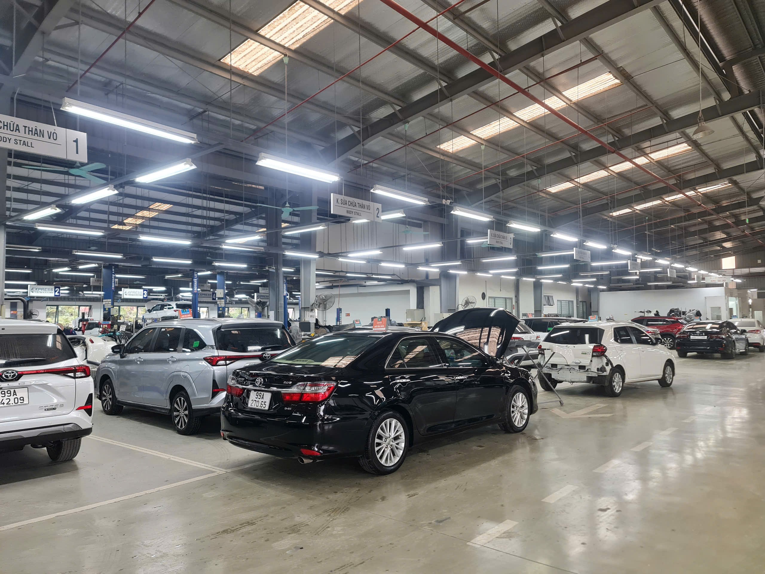 Xưởng sửa chữa tại Toyota Bắc Ninh