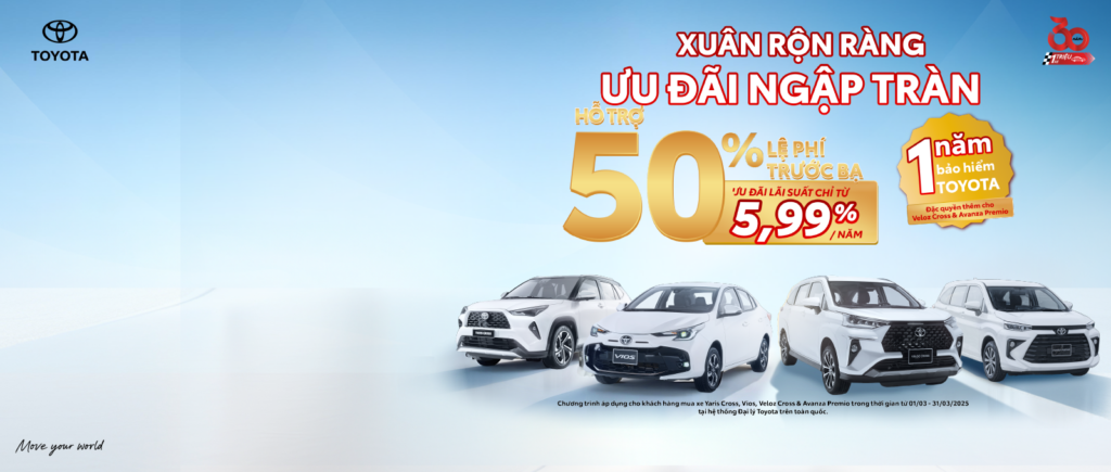 Giá xe Toyota Bắc Ninh tháng 3.2025
