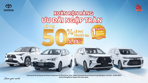 Bảng giá xe Toyota Bắc Ninh tháng 3 năm 2025