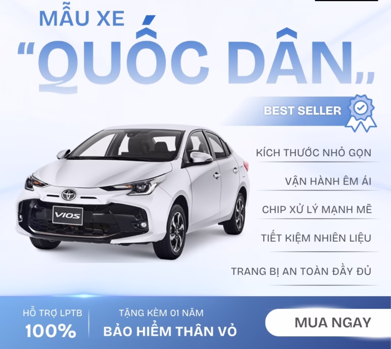 Giá xe Toyota Bắc Ninh tháng 10/2025 và Khuyến mại cực kỳ hấp dẫn