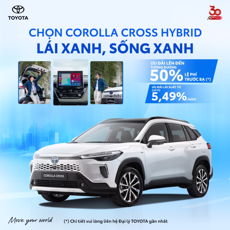 Hướng dẫn chọn mua Toyota Corolla Cross Hybrid 2026 cho người lần đầu mua xe tại Bắc Ninh
