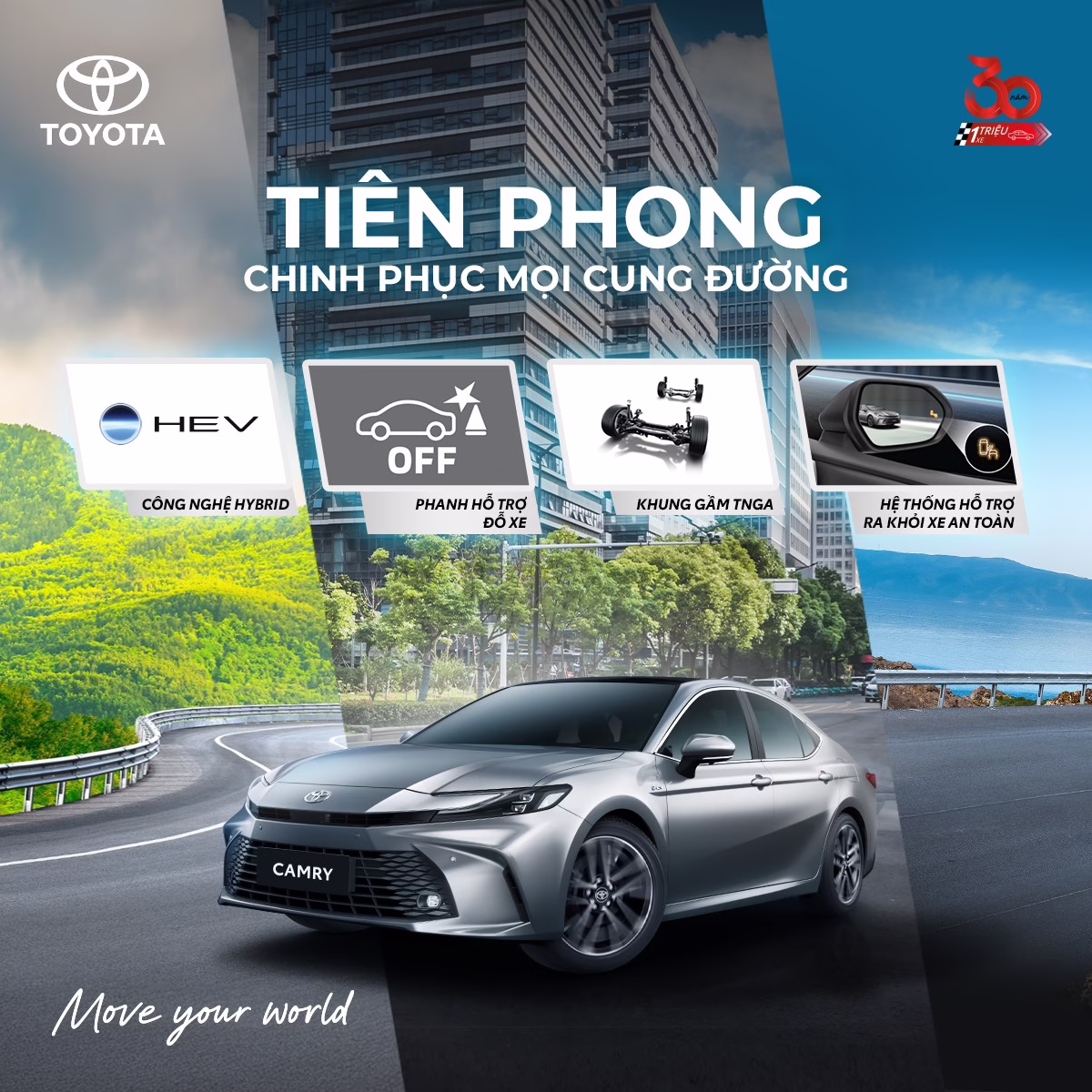 Xe Toyota Camry Hybrid tai Bac Ninh Mua xe Hybrid tại Bắc Ninh và Khuyến mại cực kỳ hấp dẫn