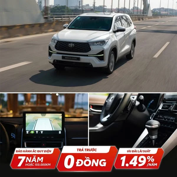 Giá xe Innova Cross Bắc Ninh