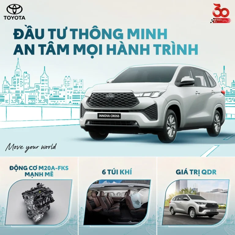 So sánh Innova Cross G, V và Hybrid | Nên mua bản nào tại Bắc Ninh?
