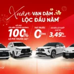 Bảng giá xe Toyota Bắc Ninh tháng 2-2026