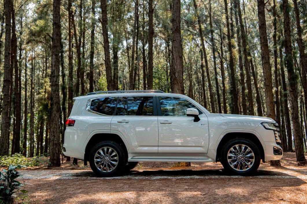 Toyota Land Cruiser HEV màu trắng